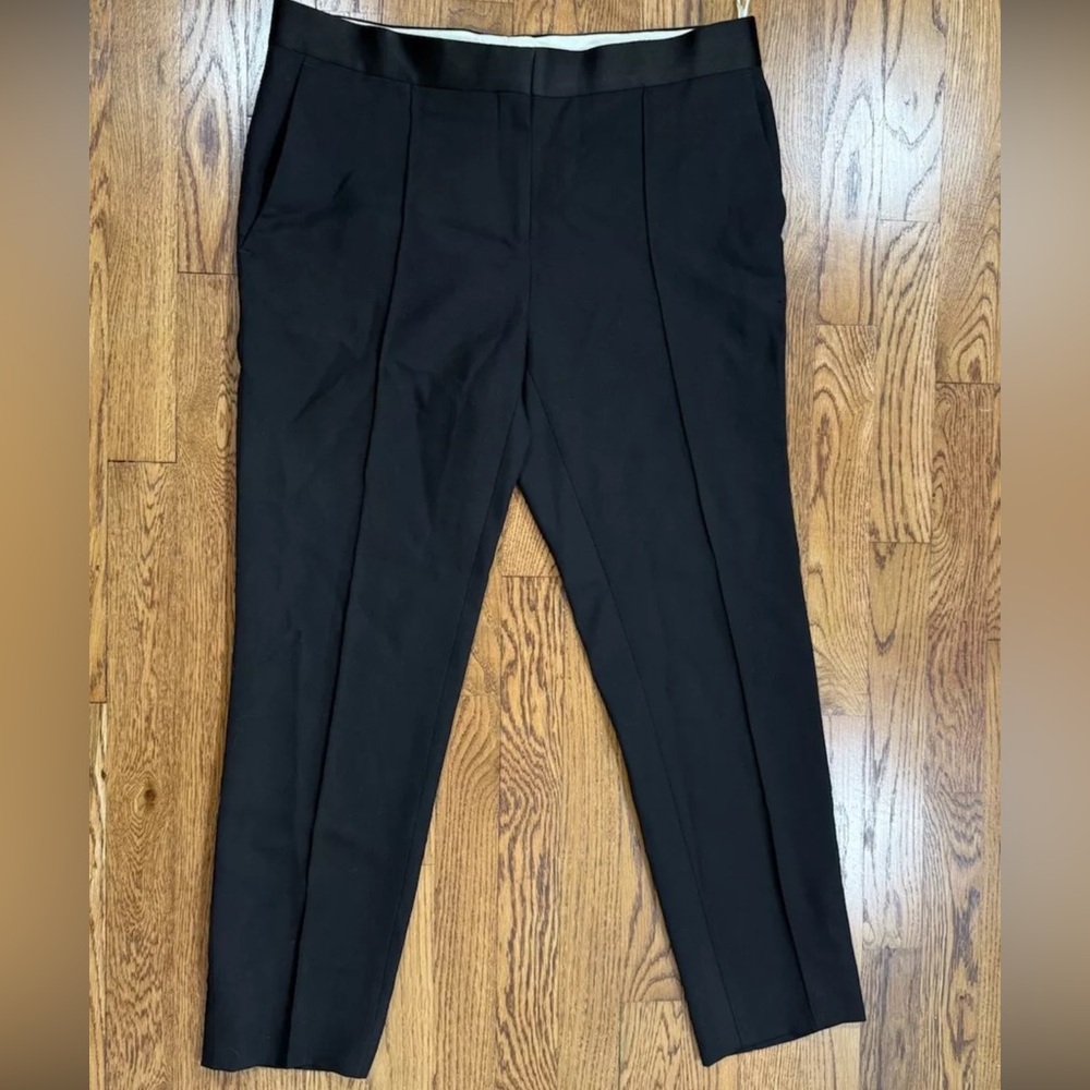 Celine Pleated Dress Pants Black Made In Italy Size 40 34x26